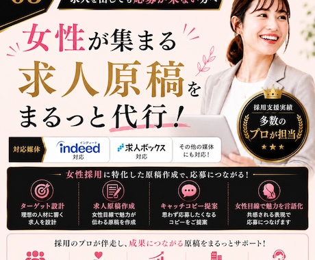 indeed/求人ボックスの運用を代行します イメージ1