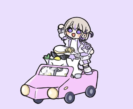 ちびキャラの可愛いイラスト描きます イメージ1