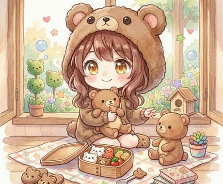 商用OK◎安く早くゆるかわミニキャラ描きます アイコン／配信サムネ／記念日イラストなどにおすすめです✨ イメージ2