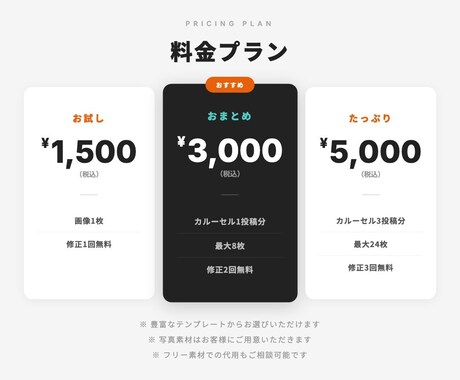 プロ品質のインスタ投稿用画像を制作します 豊富なテンプレートからフィード投稿用画像を作成します！ イメージ2