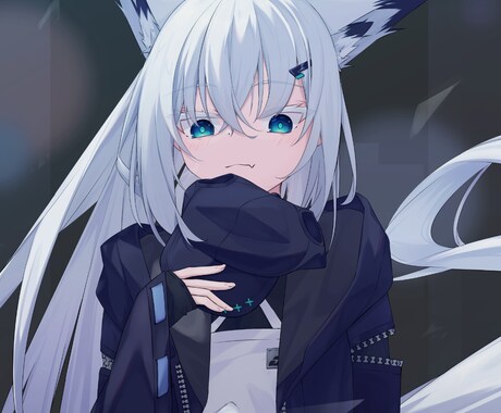 キャラクターイラストの制作を行います ケモミミ、特に狐の女の子が得意です イメージ1
