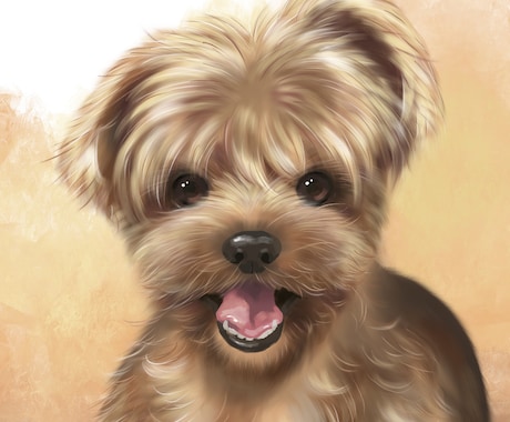 リアルなタッチでペット・動物の似顔絵を描きます ★印刷対応可能！★暖かな気持ちになる素敵なイラストをお届け イメージ1