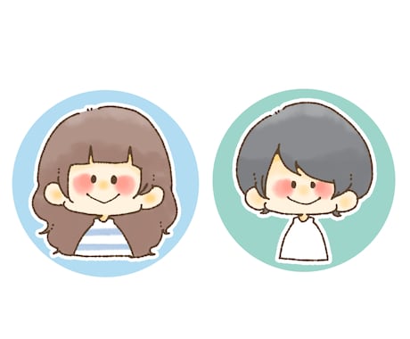 ゆるかわアイコン描きます SNSなどに使えるアイコンです◎ イメージ2