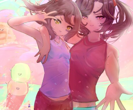 儚げな空気感で描くイラスト制作します ☆透明感・雰囲気重視の一枚絵など。 イメージ1