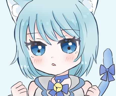 シンプルふんわり可愛い☺︎女の子アイコン描きます やわらかい色合いで描く、ゆるふわ可愛い女の子アイコン♡ イメージ2