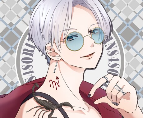 SNS等で使えるアイコンを描きます 限られたサイズの中でキャラクターの魅力を最大限引き出します! イメージ2