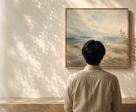 オンラインで対話型鑑賞をします ６０分コース/２作品で行います イメージ1