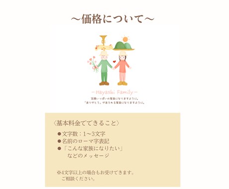 名字をお名前アートで描きます 【12/20までモニター価格40%OFF】結婚記念日に♡ イメージ2