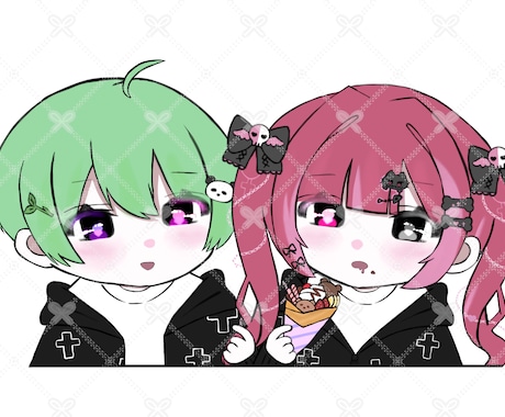 かわいい簡単なイラスト描きます イメージ1