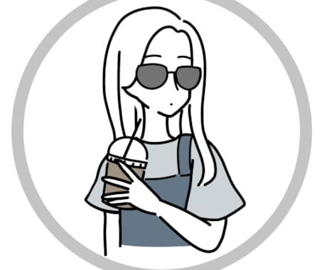 シンプルでおしゃれな線画イラスト描きます SNSアイコンや名刺、ショップカードなどにおすすめ！ イメージ1