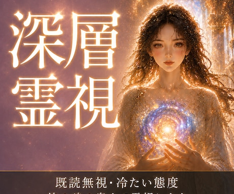 彼の本音と既読無視の理由を深層霊視します 冷たい態度に振り回されないで。魂の奥に隠した本当の想いを霊視 イメージ1