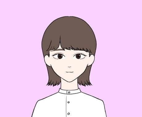シンプルな似顔絵お描きします SNSアイコン、ブログ等にお使いください！ イメージ1