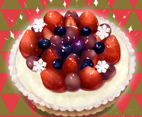 美味しい食べ物のイラスト描きます スイーツ、飲み物、お肉料理など イメージ2