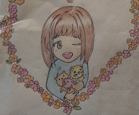 お子様の誕生日イラスト作成致します イメージ1