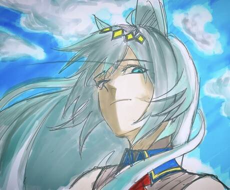 キャラクターイラストなどをプレゼントします 全体的にダークでかっこいいキャラクターを描いてます！ イメージ2