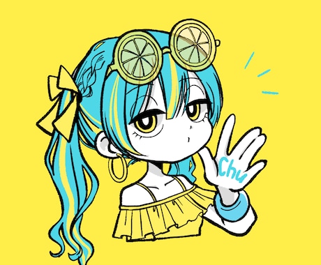 カートゥーン風アイコン描きます 目を引くイラストでSNSアイコンに‼︎ イメージ2