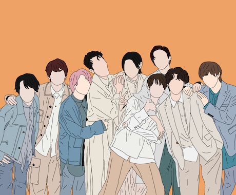 線画イラスト承ります お急ぎの方でも対応いたします！ イメージ2