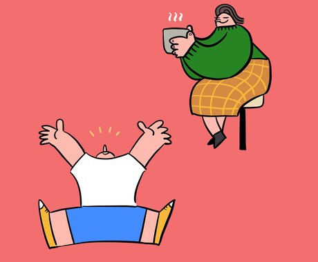 デフォルメのイラストも描いてます 丸みのあるかわいい系のイラストはこちら イメージ2
