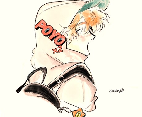 90’s〜2000s平成レトロなイラスト作成します 表情豊かなレトロタッチイラストを描きます。 イメージ2