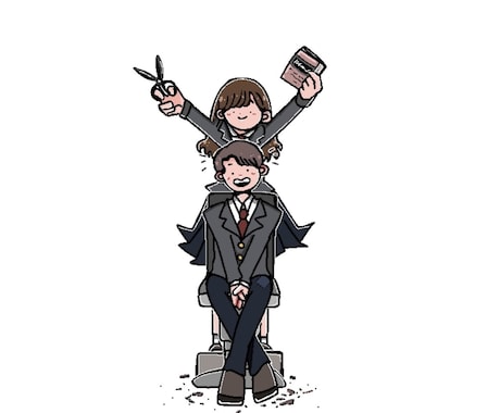 デフォルメキャラクターのイラストを制作いたします イメージ1