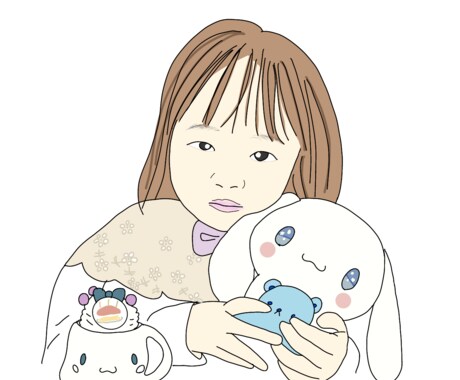 SNSアイコンに！大切な人のイラスト描きます ご本人・お子さま・ご家族…大切な人の似顔絵をイラストに！ イメージ2