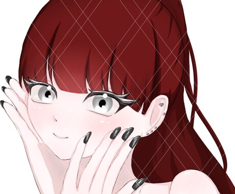 アイコンや商用利用なしのイラスト作成します お顔をアップで可愛く描くのでアイコンに使うのおすすめです! イメージ1