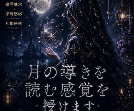 月の導きを読む感覚を授けます 執着ではなく導きを視るための術式 イメージ1