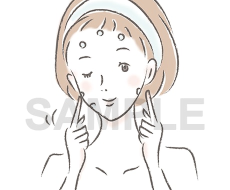 女性誌風の優しいタッチのイラストを描きます WEBサイトや紙媒体用のイラストレーターをお探しの方へ イメージ1