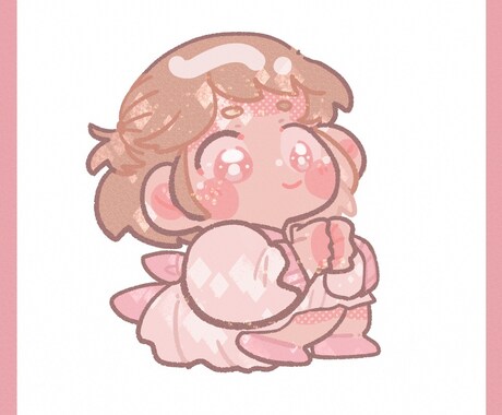 最短即日✎ほんわかしたミニキャライラストを描きます 最短即日！ちょっとしたイラストに！アイコンにぜひ…！✎ イメージ1