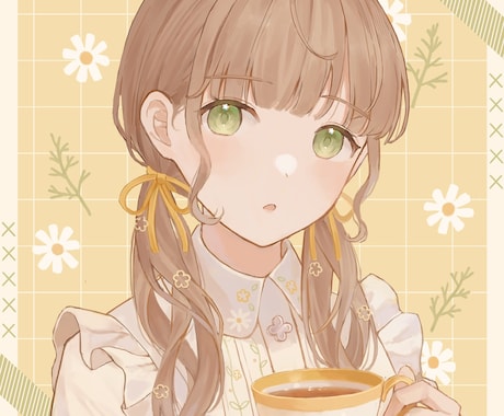 イラスト制作承ります ふんわりとした雰囲気のイラストを得意としております イメージ1