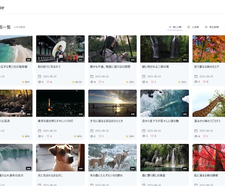 プライベートな動画配信システムを安くご提供します 自分だけのYouTube（投稿・再生・公開・共有）機能搭載 イメージ2