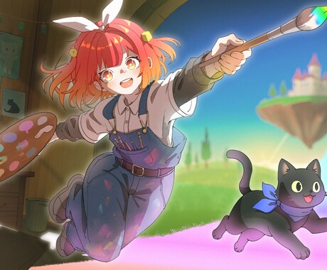 あなただけのイラストを描きます 活動用、サムネイル用、壁紙用やプレゼント用にも！ イメージ2