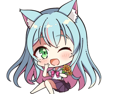 かわいい2頭身のSDキャラを描きます あなたの思うかわいいを描かせていただきます！ イメージ2