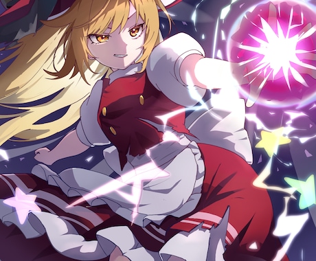 イラスト描きます 立ち絵や一枚絵、アイコン、東方二次創作イラストを描きます！ イメージ2