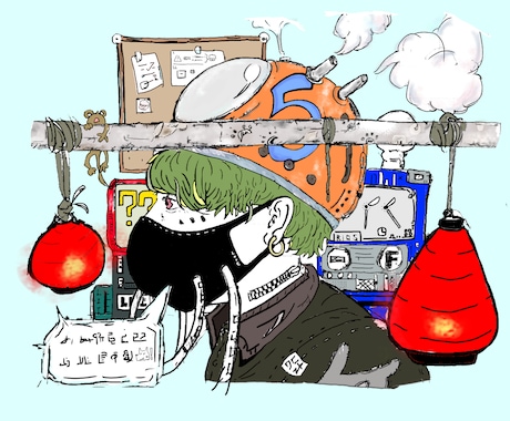 安〜くイラスト描きます MVイラスト、アイコン、ジャケ写とかに作ってくだせえい イメージ1