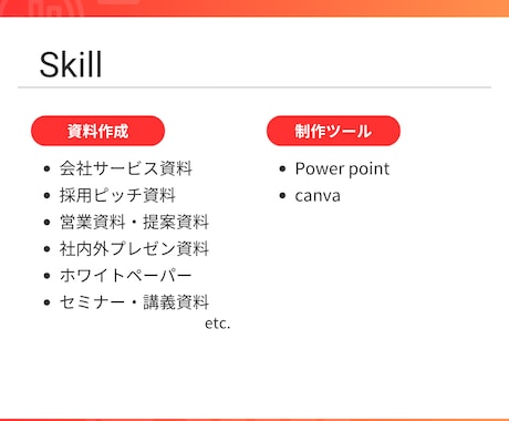 資料作成〜構成からデザインまでサポートいたします ビジネスをカタチに！伝わるスライドでビジネスを加速させます。 イメージ2