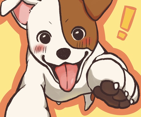 ペットや好きな動物のかわいいイラスト作成します 商用利用OK!挿絵、プレゼント、アイコンなどにもおすすめ！ イメージ1