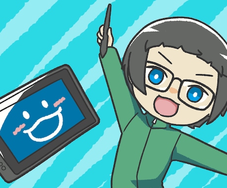 シンプルなSD・ちびキャラかきます 商用利用・二次利用可能！加工OK！ イメージ2