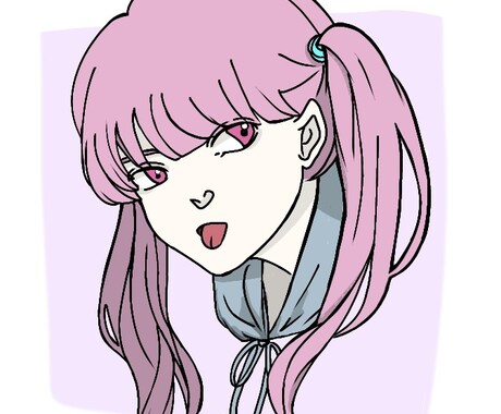 ヘンテコポップなアイコン描きます 低価格、何度でも修正いたします！ イメージ1