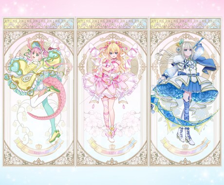 キャラクターの立ち絵制作(パーツ分け可能)します キャラデザから一括対応可能です！ イメージ2