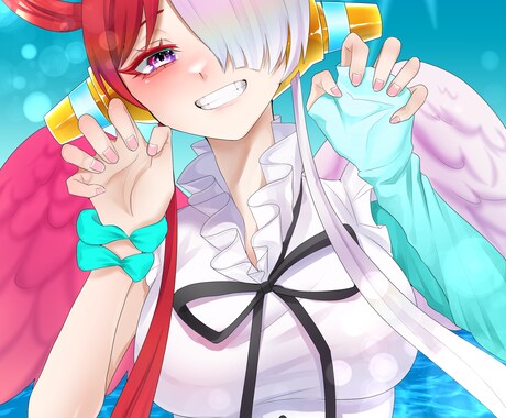複数人OK！SNSアイコンや、イラストを描きます アイコンや動画用、商用使用可能のイラストを作成します。 イメージ2