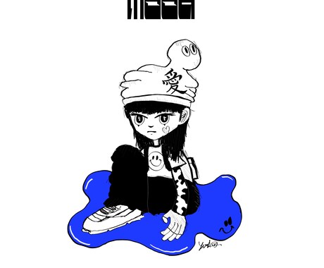 ストリート感あるポスター／フライヤー制作します 世界観ごとデザインします。色と感情が、咲くデザイン。 イメージ2