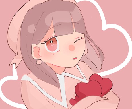 おためし価格で2枚描きます 即日可！かわいいデフォルメアイコン描きます イメージ1