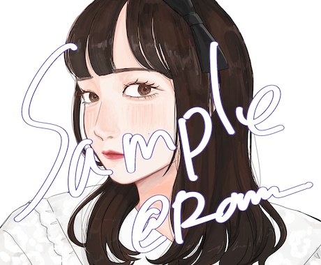 あなたのお写真で似顔絵かわいく描きます イラストでかわいく似顔絵を描かせていただきます！ イメージ2