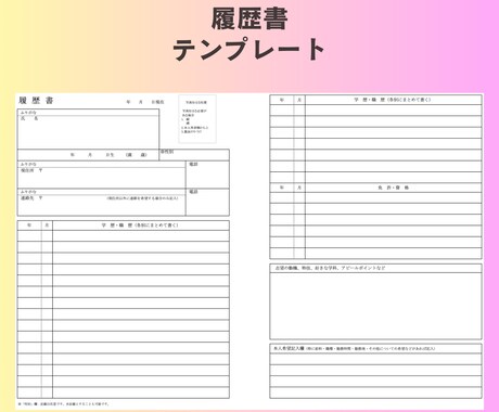 派遣・バイトでも受かる履歴書・職務経歴書を作ります キャリアの再出発を全力サポート！職歴が多い方でも追加料金なし イメージ2