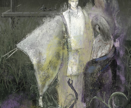 幻想✕古典美が織りなす風景世界をデジタルで描きます 神域・廃寺・夜の気配―静かな狂気と美を宿した背景世界 イメージ2