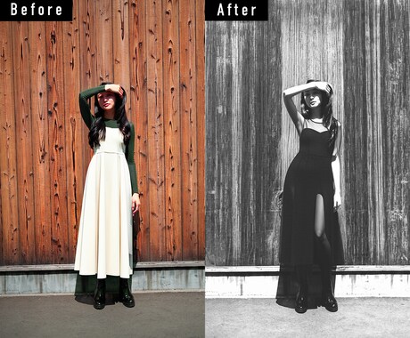 ポートレート写真を、世界観重視でレタッチします ただ綺麗なだけではない、印象に残るビジュアルへ。 イメージ2