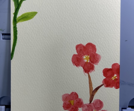 世界に一つだけのメッセージカード作ります お好きな植物教えてください！お描きいたします！ イメージ2