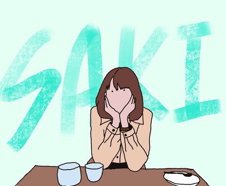 お気に入りの写真をイラストにします あなたの仕草や雰囲気をイラストにします イメージ2