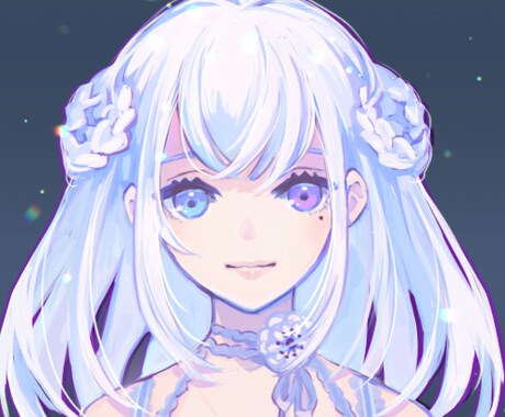 おまかせ美少女アイコン描きます 【1000円】SNS用の美少女アイコン イメージ1